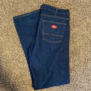 Dickies Dark Wash Work Pants 34x34